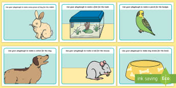 Pets Playdough Mats - Pet, pets, Playdough, mat, cat, dog, rabbit, mouse, guinea pig, rat, hamster, gerbil, horse, puppy, kitten, snake, chinchilla, snail, lizard, budgie