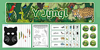 Pecyn Chwarae Rôl: Chwilotwyr y Jyngl