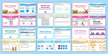 100+ Maths Challenge Area Challenge Cards Primary Resources - Numeracy