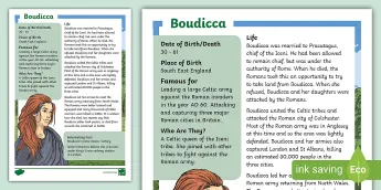 Boudicca Histories | twinkl.com.au