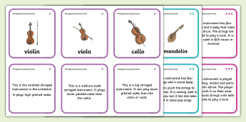 Music Cards | twinkl.co.uk