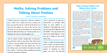 EYFS Position Activities | twinkl.co.uk