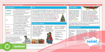 The True Meaning Of Christmas | KS2 Lessons & Resources | RE