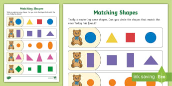 2D Flashcards - Pictures of Shapes for Toddlers & Children