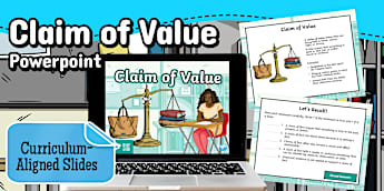 Claim of Value | Grade 8 | Twinkl PH