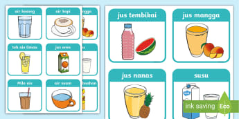 Koleksi Bbm Tema: Makanan Dan Minuman - Twinkl