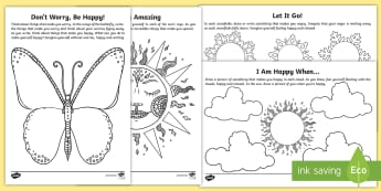 Mindfulness Focus Worksheet / Worksheets - mindfulness, focus, activity, worksheet / worksheets, colouring, colour
