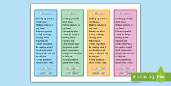 Good Reader Editable Bookmarks -  - Smart Reader Poster - smart reader, reading, display poster, poster for display, classroom posters,