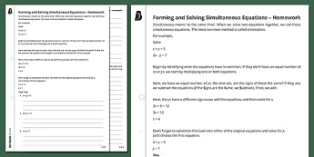 Printable Homework Sheets | twinkl.com.au