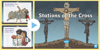 Stations of the Cross PowerPoint - RE Resource - Twinkl