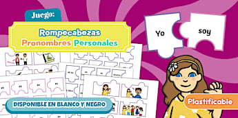 Juego | Rompecabezas | Pronombres Personales | Gramática