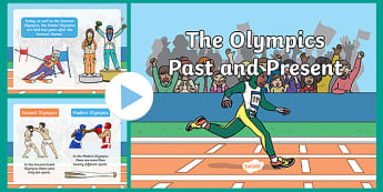 The Olympics Past and Present PowerPoint - olympics, rio olympics, past, present, powerpoint