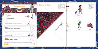 Triorama: Fiesta de Fin de Año - Twinkl - Arte