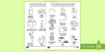 Trade Colouring In Fairtrade Colouring Sheets | twinkl.com.au