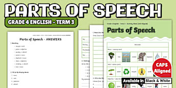 Grade 4 English Worksheets | Language Structure | Twinkl ZA