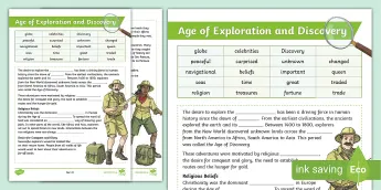 Ages of Exploration | twinkl.com.au