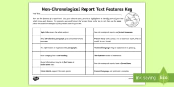 What Is A Non Chronological Report Answered Twinkl Teaching Wiki