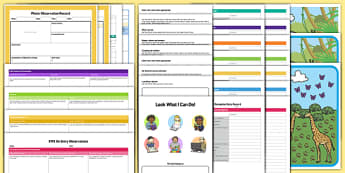 EYFS Bumper On Entry Assessment Pack - baseline assessment, eyfs, on entry, assessment, pack