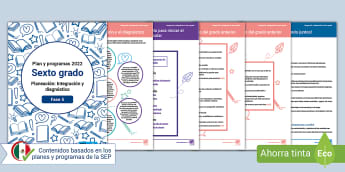 Planeación de integración y diagnóstico: Sexto grado