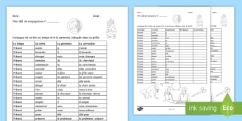 Bloc-Notes A6 Je conjugue un verbe en espagnol