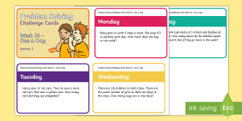 Problem Solving Challenge Cards • Twinkl.ca