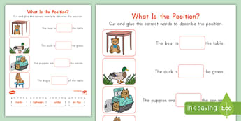 1st Grade Prepositions – Teaching Resources – Twinkl USA