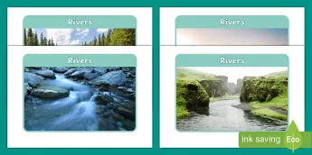 Poster Comparing Two Rivers Beautiful Rivers | twinkl.co.uk