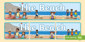 The Beach Display Banner
