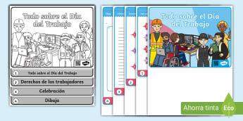 Día del Trabajo - cuadernillo primaria baja