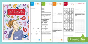 Year 4 GL Style Maths Activity Revision Booklet