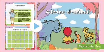 Juego en PowerPoint: Adivina el animal