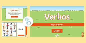 Bingo interactivo: Verbos 1