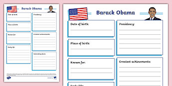 Barack Obama Activities | twinkl.co.uk