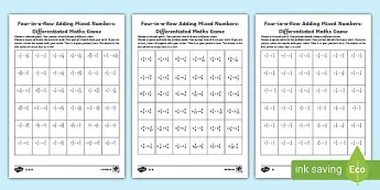 Adding Mixed Numbers Games | twinkl.com.au