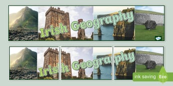 Irish Geography Photo Display Banner