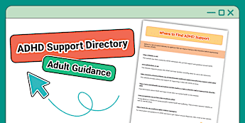 Adhd Support Line Health Supports | twinkl.co.uk