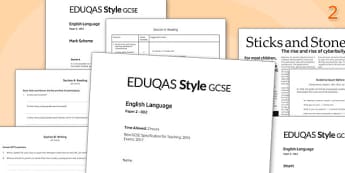 Eduqas English Language GCSE Practice Papers | Beyond