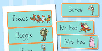 Fantastic Mr Fox - Twinkl