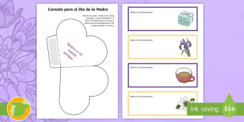 Manualidad: Tarjeta de corazón para el Día de la Madre