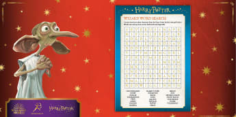 Harry Potter Word Search | Witches & Wizards Worksheet: 7-11