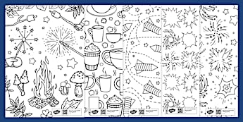 Bonfire Night Colouring - Twinkl