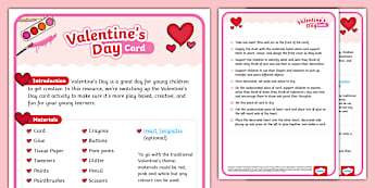 Play-Based Valentine's Day Card Craft