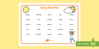 Weather Word Mats | twinkl.com.au