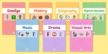 Editable A4 Divider Covers - editable, a4, divider, covers, subjects, topics, binder