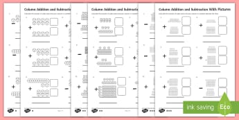 Year 2 Addition and Subtraction Solve problems - New 2014 NC Aim