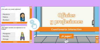 Cuestionario interactivo: Oficios y profesiones