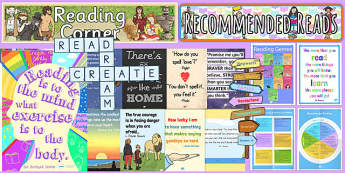 Reading Corner Ideas KS2 Display Pack