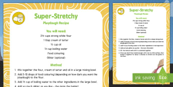 Super-Stretchy Playdough Recipe - Superheroes, superhero, stretch, malleable, gluten, hero, eyfs, early years, malleable