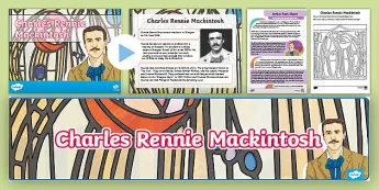 Archie Rennie Charles Rennie Mackintosh Artworks | twinkl.com.au