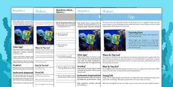 English Fish Activities | twinkl.co.uk